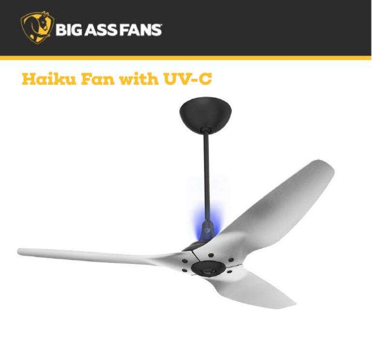 Read more about the article NEW PRODUCT ANNOUNCEMENT |     Big Ass Fans | Haiku Fan with UV-C